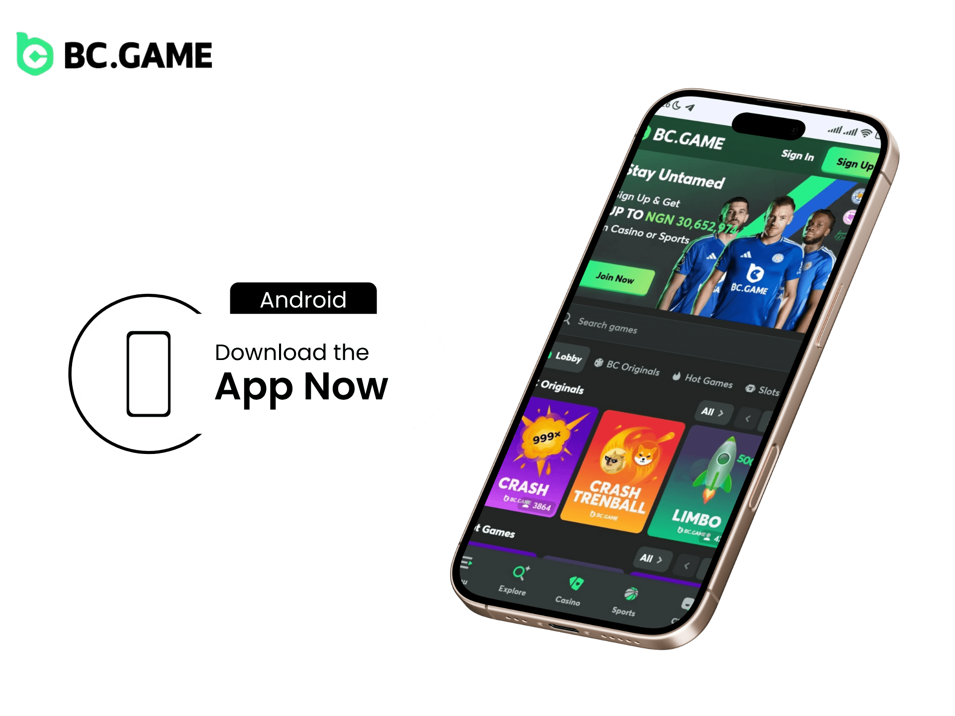 Flawless Performance: BC.GAME App on Android